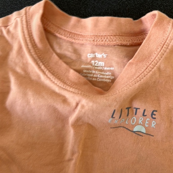 Carter's Orange Short Sleeve Tee - Picture 2 of 2